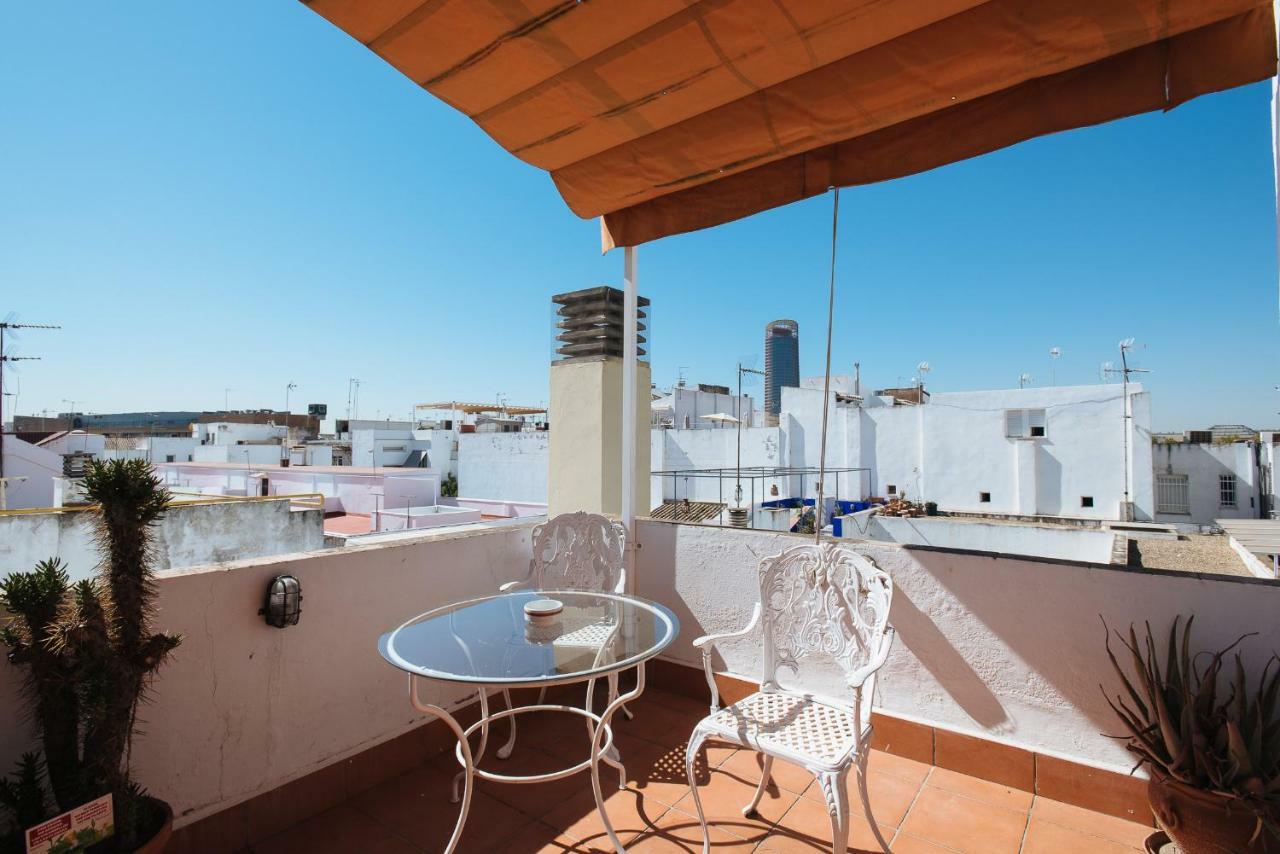 Cozy Attic With Terrace- 1Bd 1Bth- San Vicente Apartment Sevilla Bagian luar foto